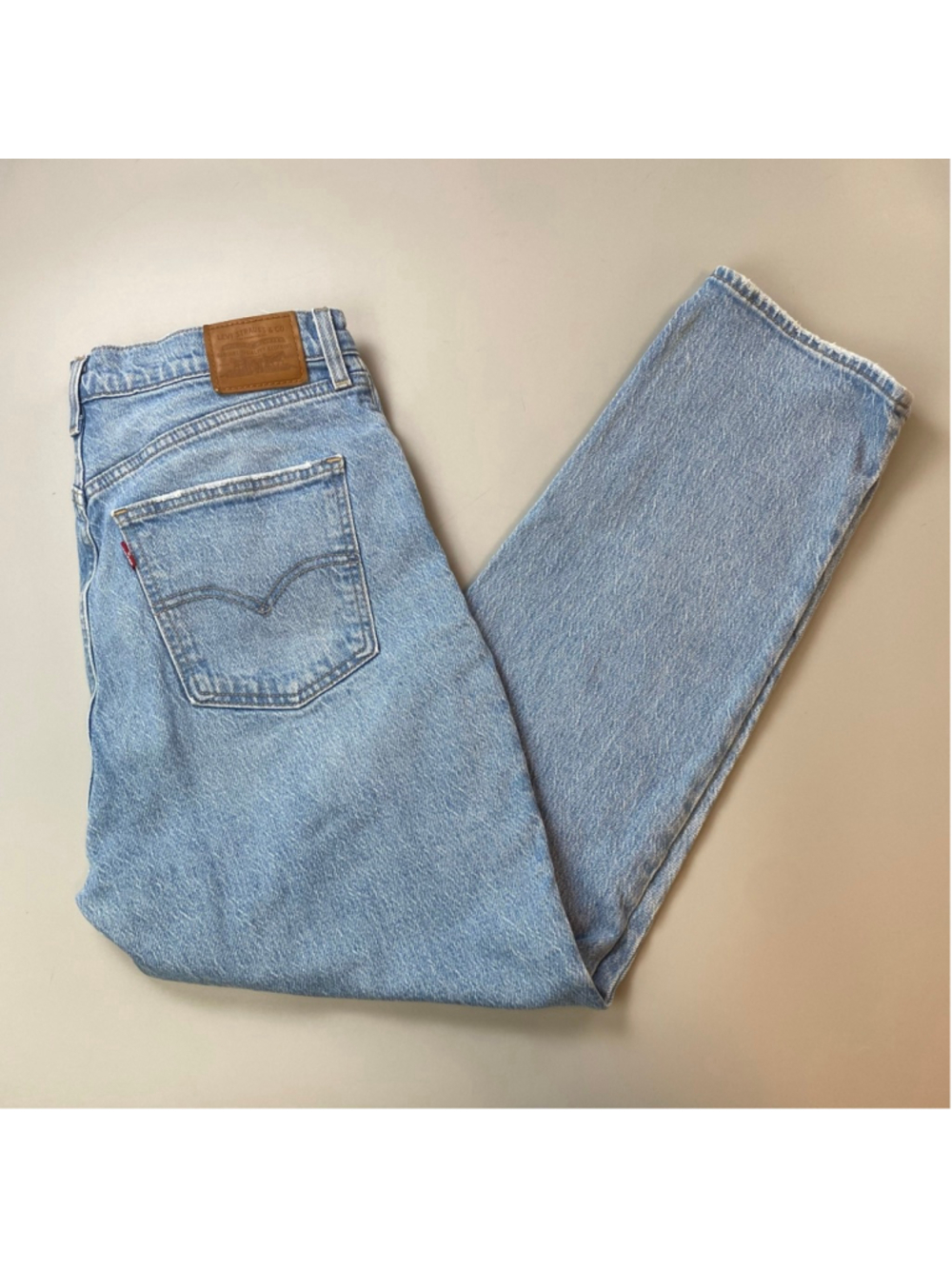 Levi's Jeans Womens 30 70s High Slim Straight Light Blue Premium Scandi Big E